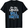Эта девушка любит Уилла Смита Лос-Анджелес Бейсбол MLBPA Футболка
