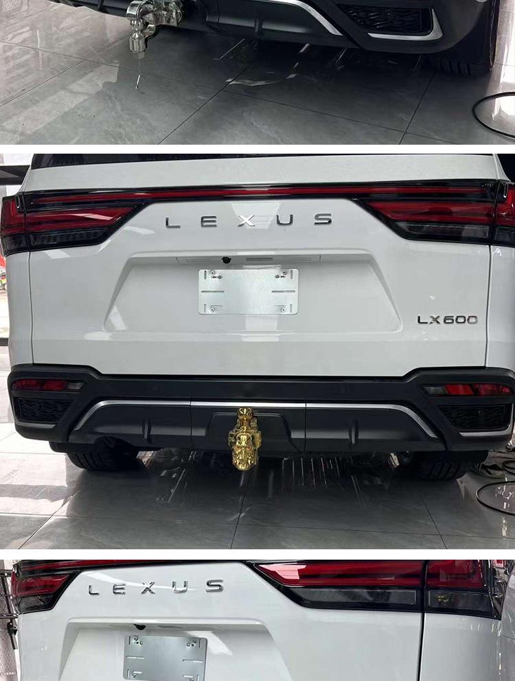 Фаркоп Lexus LX600: Предотвращение столкновений сзади и Буксировка, Оригинальное квадратное отверстие 2 дюйма