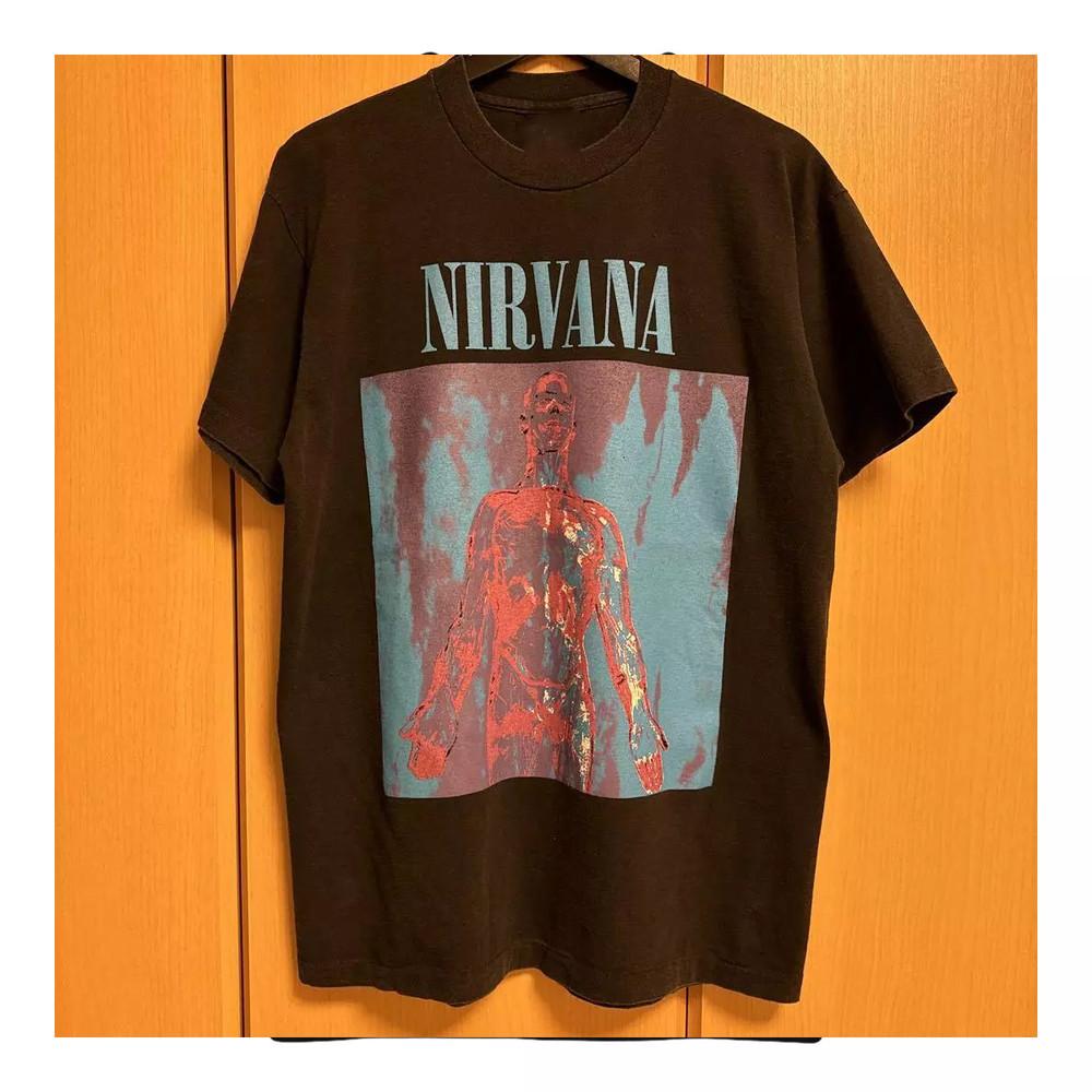 NIRVANA SLIVER Футболка с коротким рукавом Черная S-5XL DO215 Унисекс Футболка