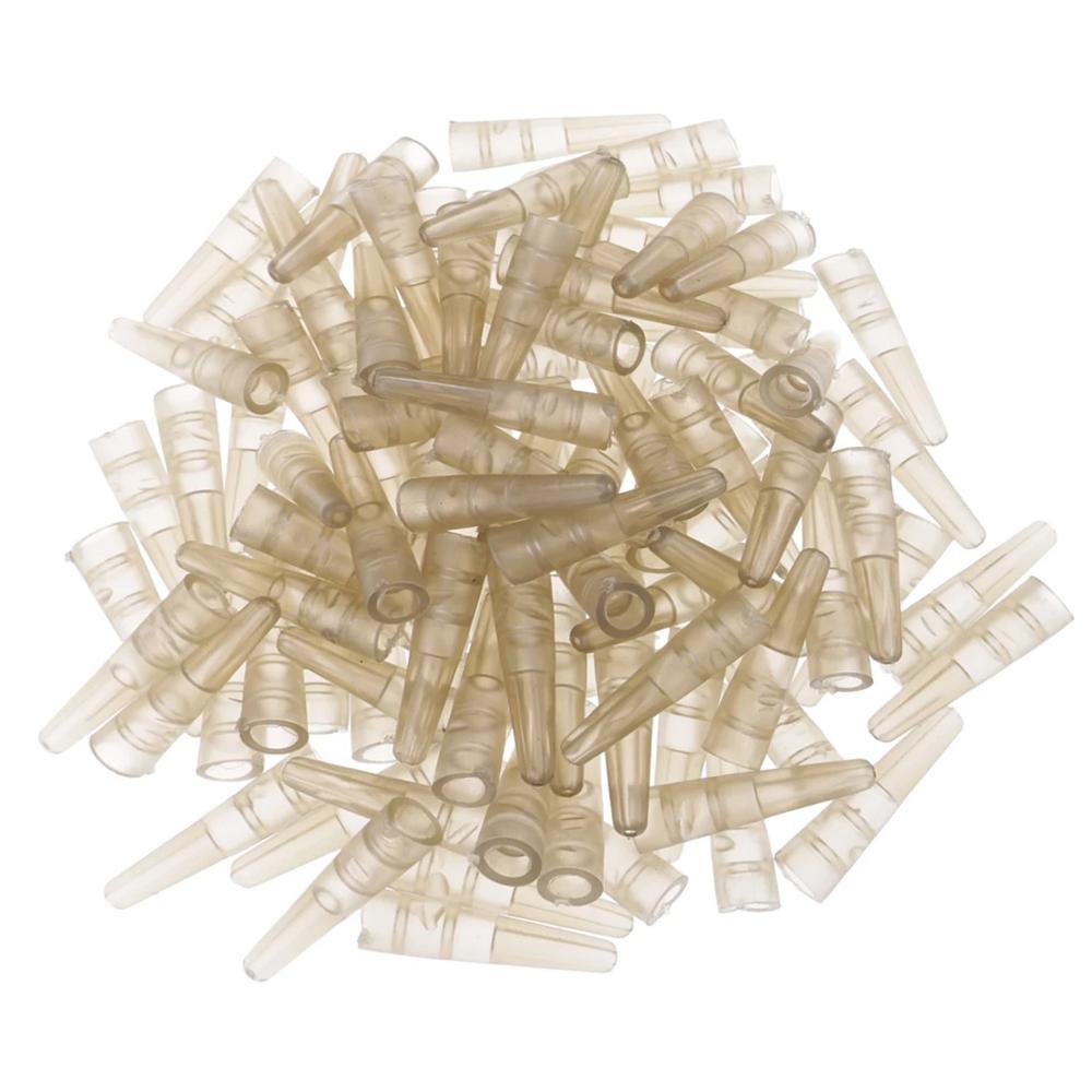 For Saftey Lead Clips Outdoor Fishing Carp Fishing Rig Sleeves Pipe Tube Brown Cones Tail Tubes