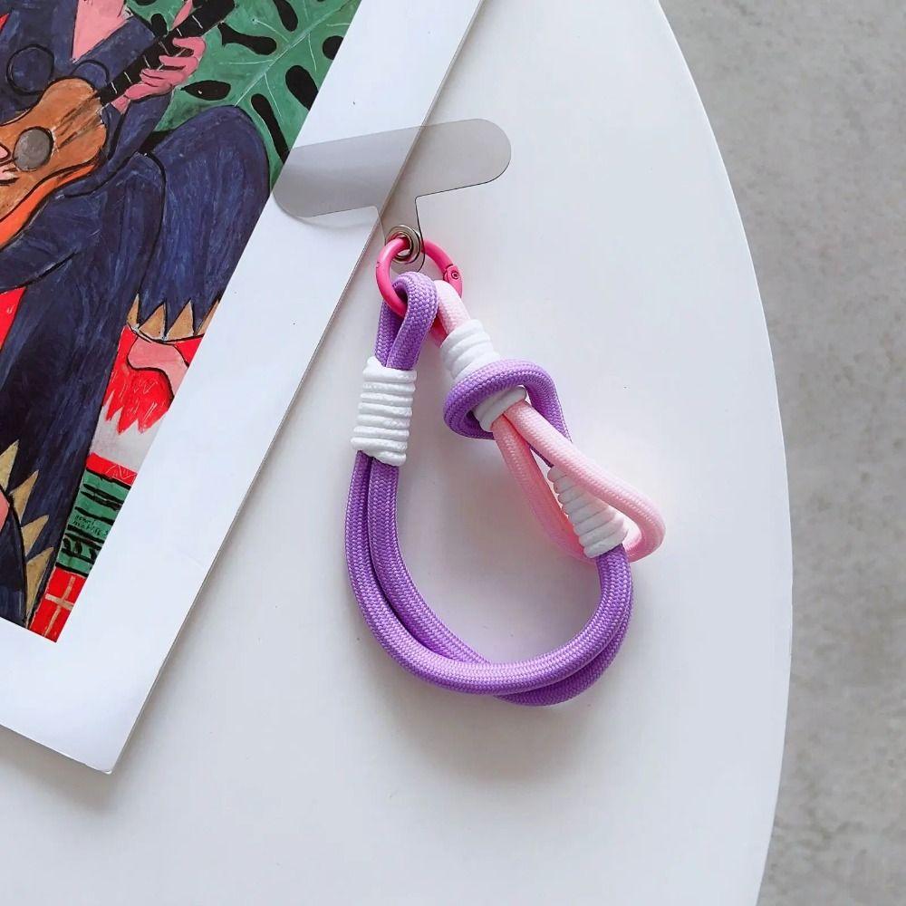 Дофаминовый ремешок на запястье Цветной чехол для телефона Аксессуар Подвеска Модный Красочный Короткий Подвесной Шнурок Сумка