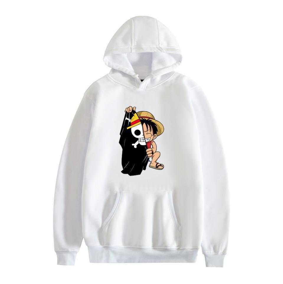 Anime peripheral printing casual hooded sweater couple