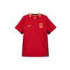 Dri-Fit Удобная Дышащая Универсальная Футболка с Коротким Рукавом для Футбола Унисекс Топы Красный FZ9018-687
