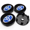 For Toyota XV10 4pcs 60mm Car Styling Wheel Hub Center Caps Rim Cover Badge Emblem For Toyota Corolla Yaris Auris CHR  Rav4 Avensis Accessories