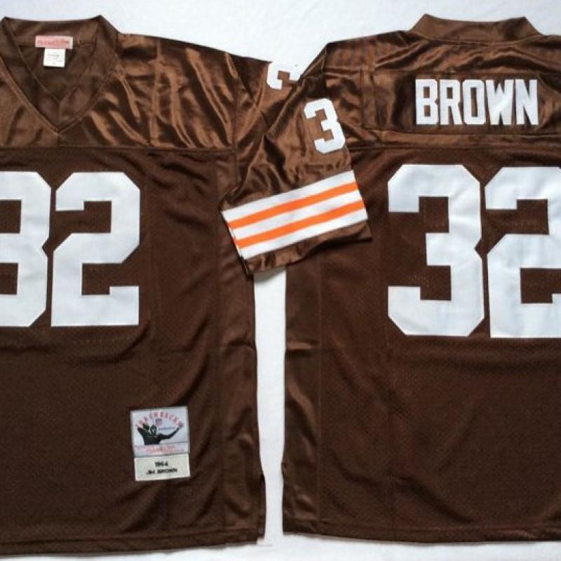 Cleveland Browns NFL Retro Jersey 32 Hall Of Fame Throwback Football Uniform Men Women Sports Fan Apparel