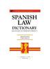 Книга Dictionary of Law : English-Spanish