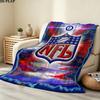 National Football League Print Flannel Blanket, High quality Comfortable for All Seasons, Home Decor, Warmth and Comfort, Perfect for Christmas Gifts