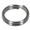 Stainless Steel Split Ring. , 8mm 20 Pcs , Platinum