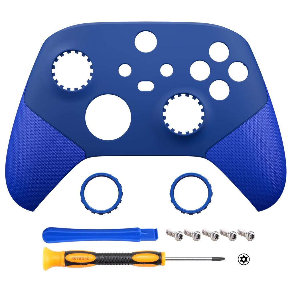 EXtremeRate ASR Версия Переработанный корпус для беспроводного контроллера Xbox Core Прорезиненные рукоятки для улучшенного сцепления Кольца Пользовательская лицевая панель для Xbox Series X S