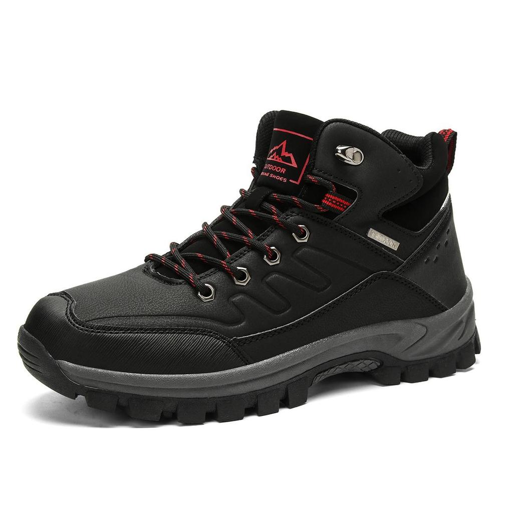 Men Waterproof Hiking Boots Outdoor Climbing Non-slip Camping Trekking Sneakers Sports Breathable Mountaineering Boot Male Hiking Shoes Work Sneakers