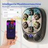 Music Boxing Machine, Electronic LED Boxing Machine with Dual Strike Zones Bluetooth Gloves 9 Speed