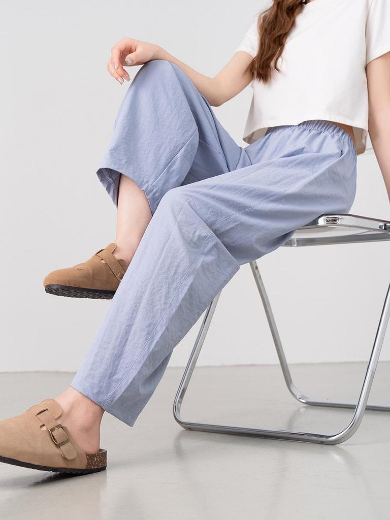 Летние брюки гарем с высокой талией и эффектом похудения: Модный, Легкий, Свободного кроя