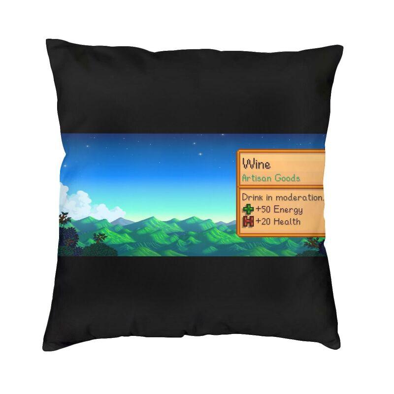 Stardew Valley Видеоигрок Молочный Чехол на Подушку Диван Домашний Декор Квадратный Декоративный Чехол на Подушку 45x45см