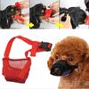 1pcs Pet Dog Adjustable Bark Bite Mesh Mouth Muzzle Grooming Anti Stop Chewing for Small Dogs Nylon Belt Dog Accessories