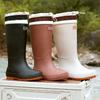 Women's Lightweight Long Tube Waterproof Rain Boots - Non-Slip, Comfortable for Hiking and Beachcombing