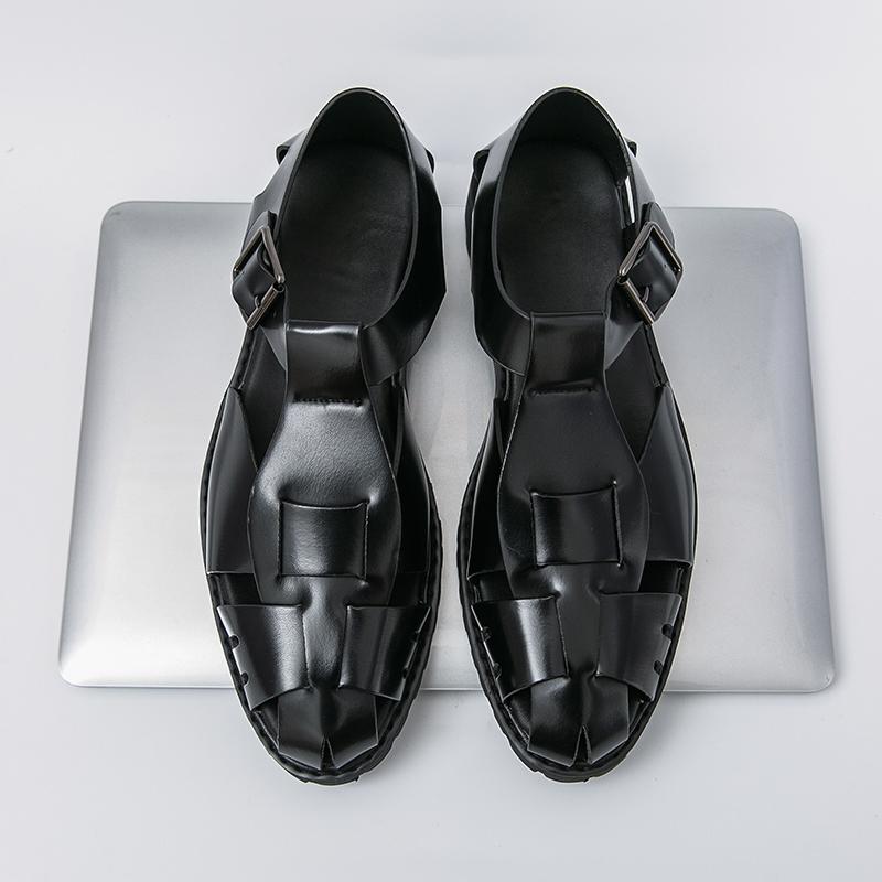 Fashion Luxury Brand Suit Interview Men's Formal Shoes High-end Gold Wedding Shoes Office Men's Business Leather Shoes Breathable Summer