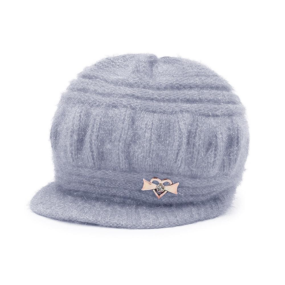 Модная шапка плюшевая вязаная ветрозащитная однотонная теплая зимняя старая осенняя шапка плюшевая и простая Q2R7