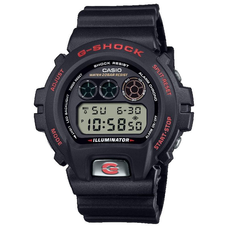 Casio Мужские часы G-SHOCK из смолы, водонепроницаемые 200 м, цифровые, ударопрочные, кварцевые DW-6900TR-1