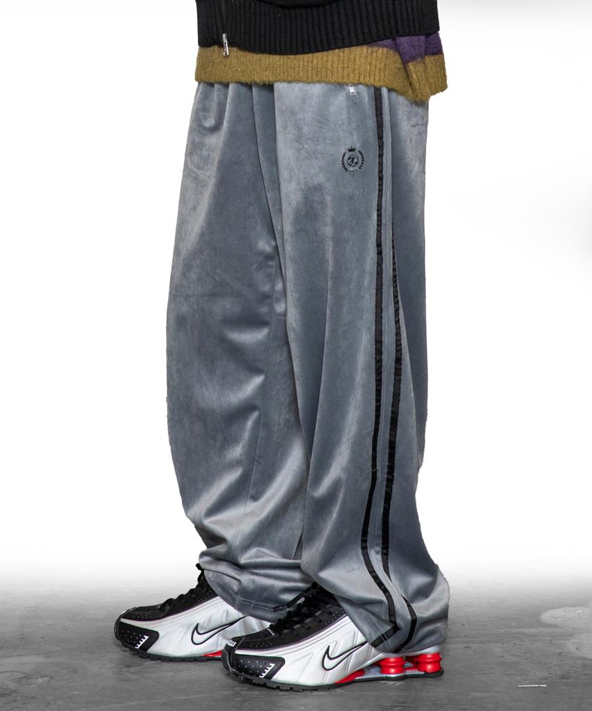 XTONZ Xp182 Kaylin Velvet Training String Pants (Gray)