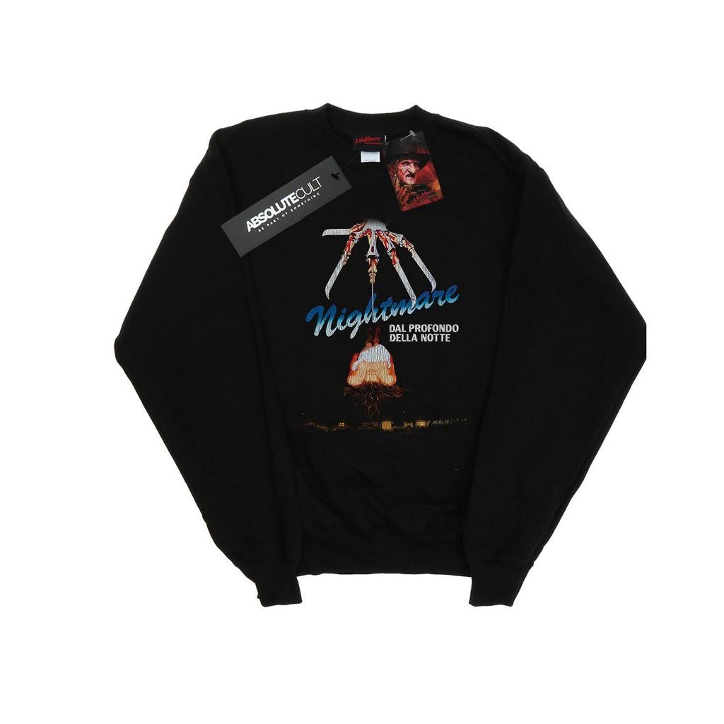 A Nightmare On Elm Street Mens Italian Movie Poster Sweatshirt