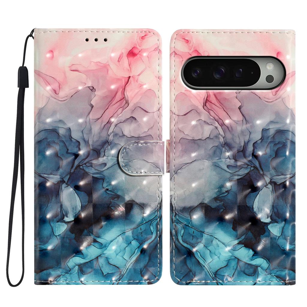 Чехол-кошелек из искусственной кожи с 3D-узором для Google Pixel 6,6a,6 Pro, Pixel 7,7a,7 Pro, Pixel 8,8a,8 Pro, Pixel 9,9a,9 Pro,9 Pro XL