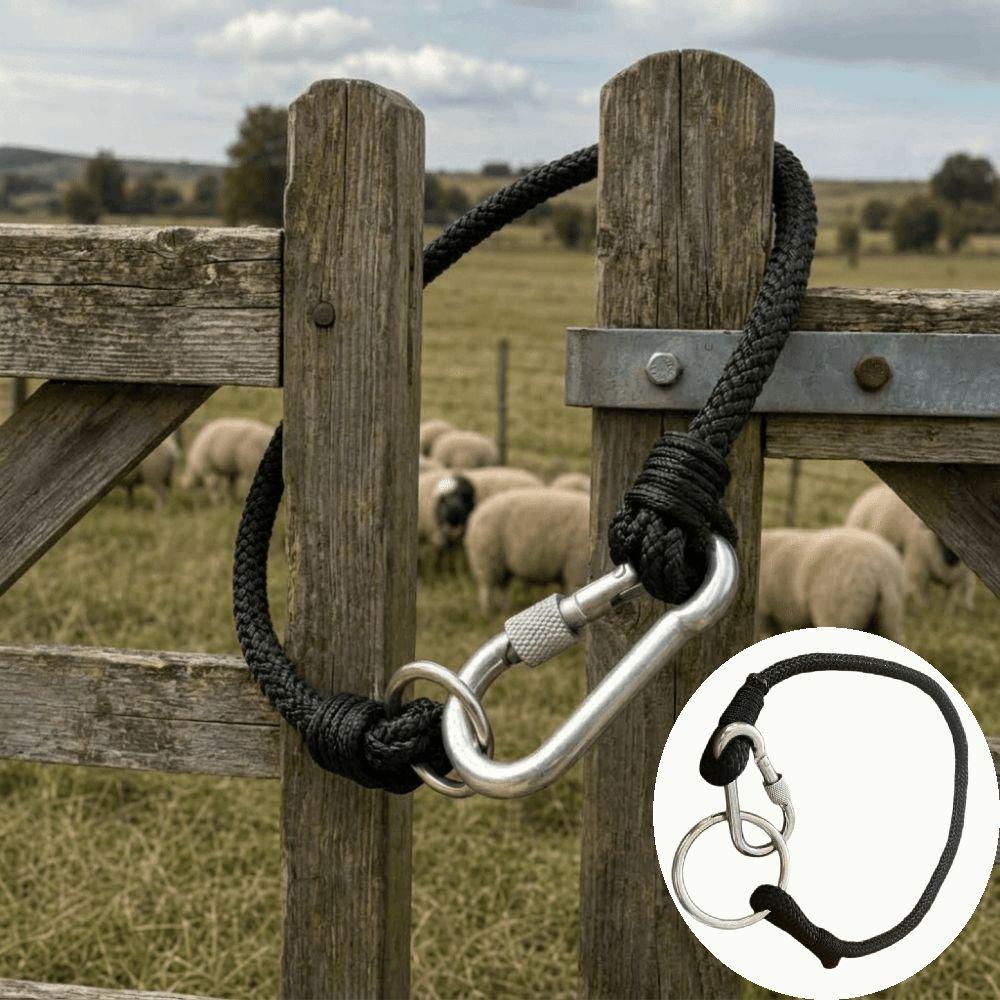 Weaving Rope Buckle Farm Anti-collision Door Lock Wear Resistant Stable Door Holder Paddock
