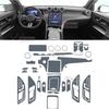 For Mercedes-Benz GLC W254 -2024 Car Interior Center Console Transparent TPU Protective Film Anti-scratch Sticker