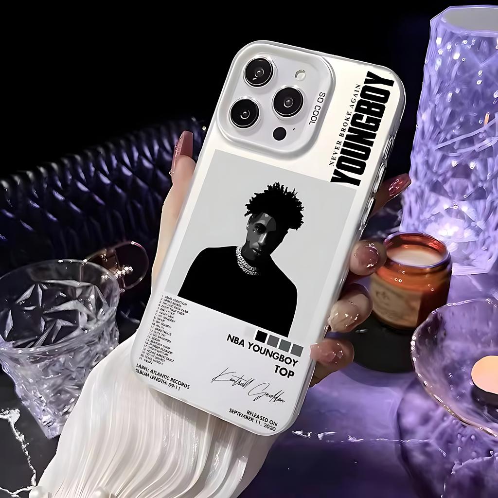 Чехол для телефона Epc Rapper Y-YoungBoy для Samsung Galaxy S26 S25 S24 S23 S22 S21 S20 Note20 FE Ultra Edge Plus 4G 5G Антиматовое покрытие