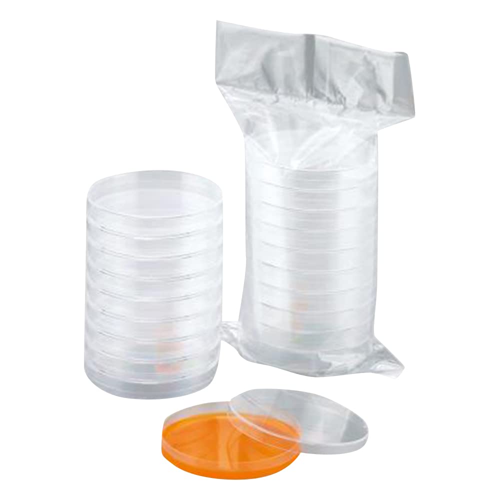 AS ONE Petri Dish with Lid X 15mm 10 Pieces Sterilized Container Culture Independent Research Science Experiment 90 ND90-15
