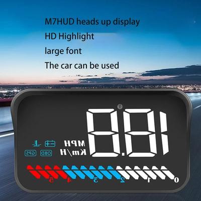 Автомобильный HUD проекционный дисплей OBD универсальный автомобильный измеритель скорости температура воды подвесной проектор высокой четкости