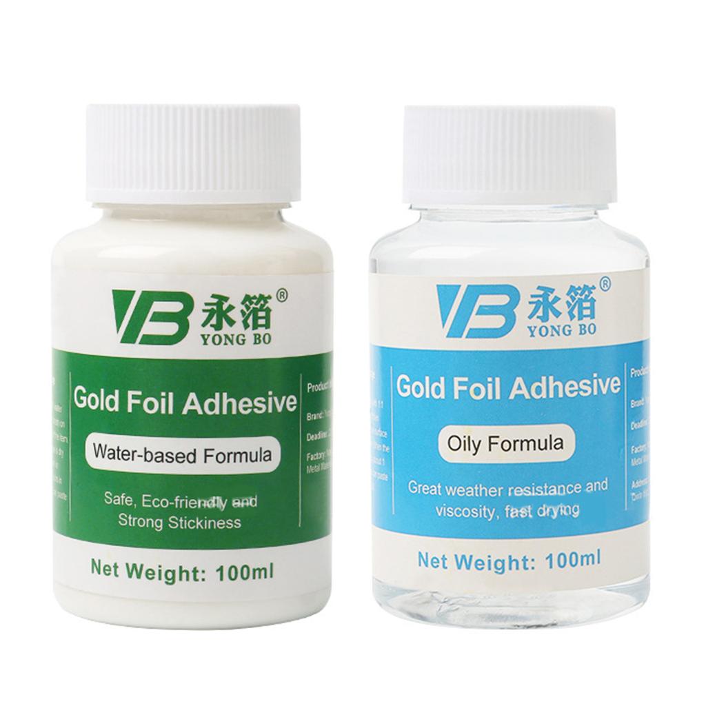 100 мл портативный клей для позолоты листы золотой фольги клей для позолоты для сусального золота ремесла бумага для украшения дома простота в использовании