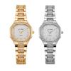 Women Rhinestone Steel Strip Wristwatch Dial Business Quartz Watch Clock