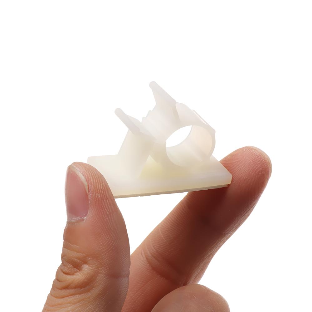 10 шт. Практичный органайзер-зажим Липкая застежка Кабельный зажим Пряжка Держатель для фиксации проводов