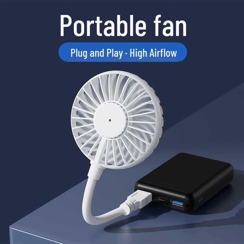 Portable Silent USB Mini Fan for Baby, Dorm, & Desktop with High Wind Power