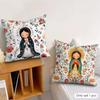 Our Lady of Guadalupe Cushion Cover Soft Plush Fabric DoubleSided Printed Cushion Covers for All Seasons Modern HomeDecor Gift