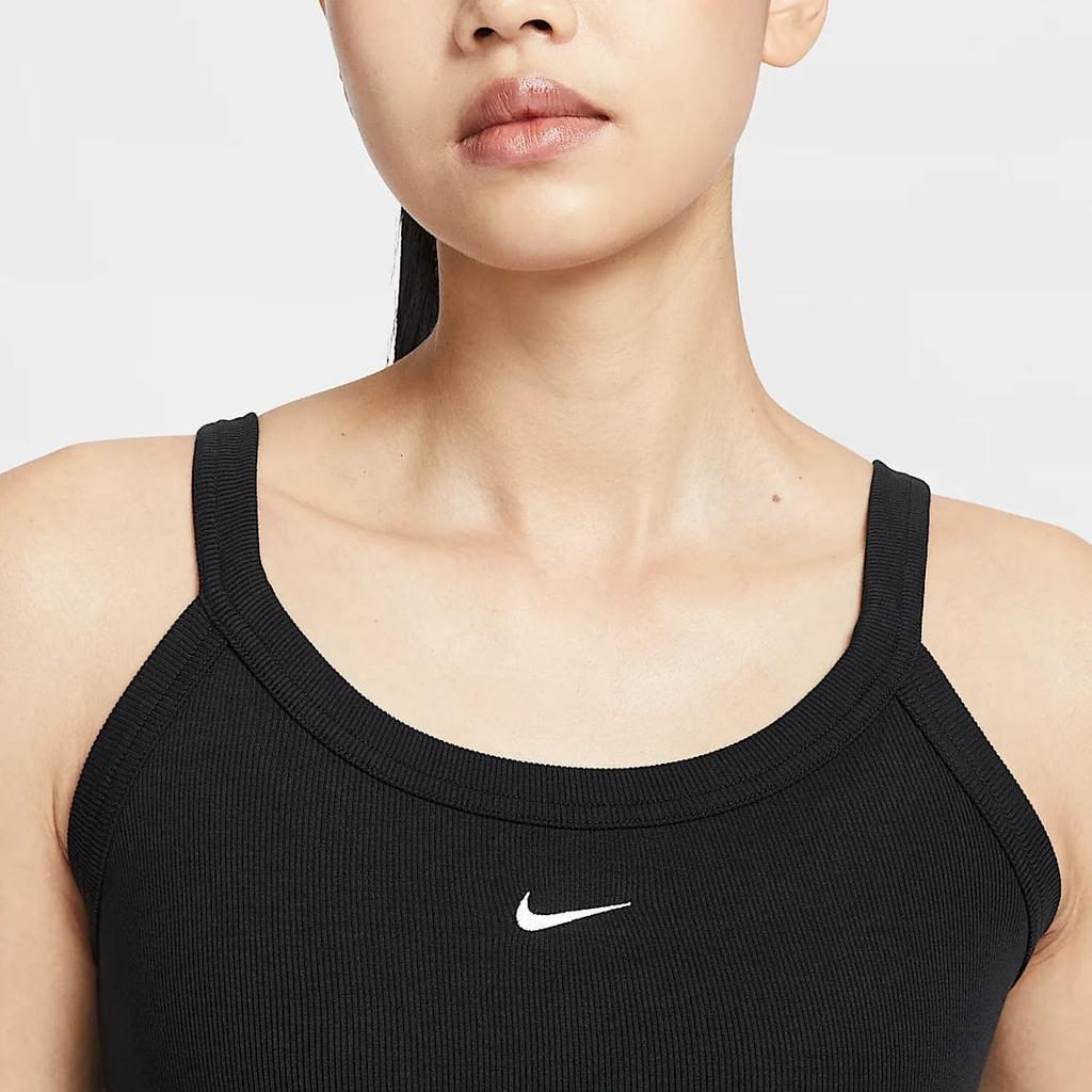 Nike Спортивное платье без рукавов женское Черный/Парусный белый HJ0711-010