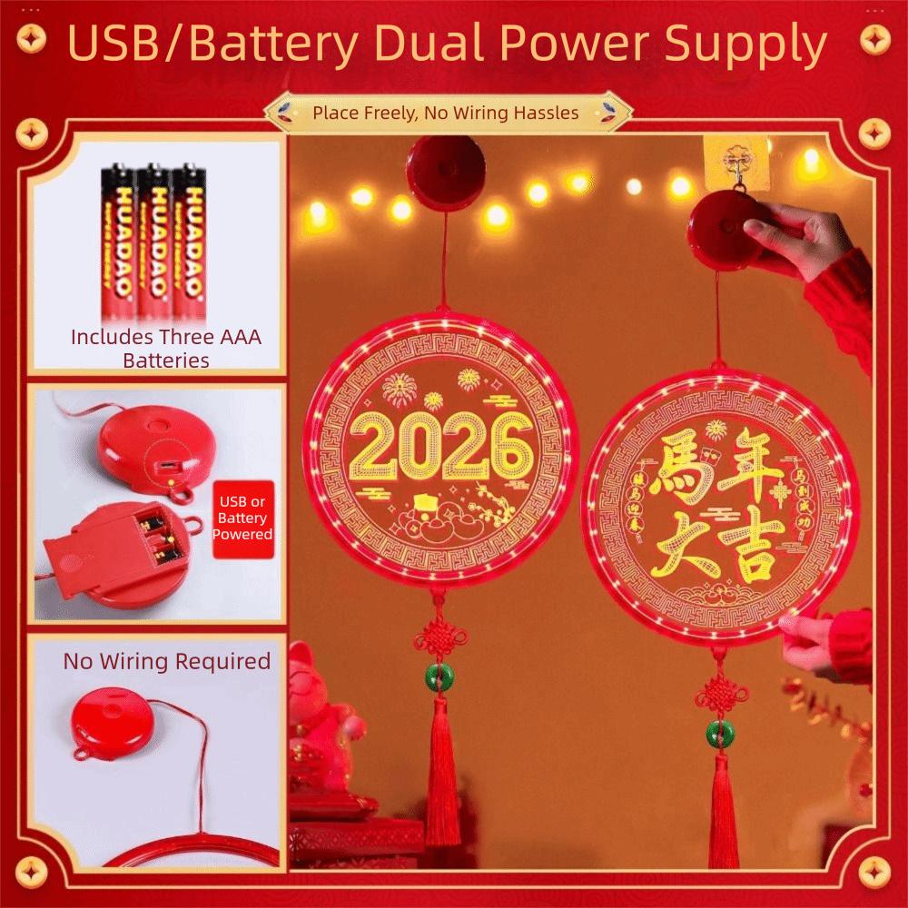 Acrylic New Year Lantern Red Hanging Lights New Red Hanging Lanterns Chinese New Year