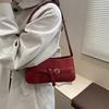 Fashion Minimalist Solid Color Large Capacity Commuting Single Shoulder Underarm Square Bag