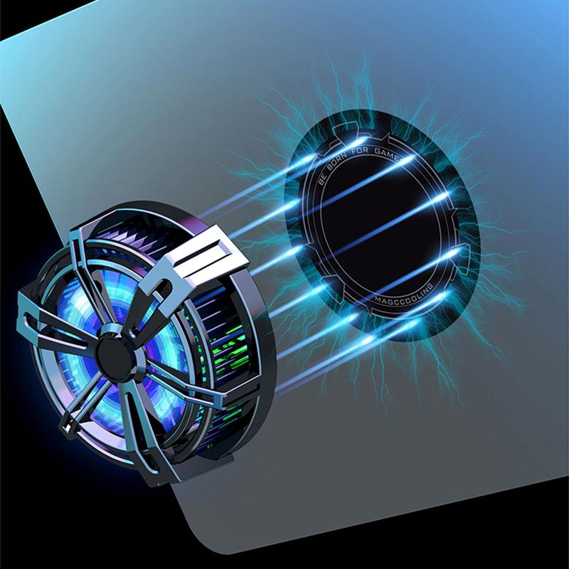 X12 Magnetic Phone Cooler Radiator Cell Phone Semiconductor Cooling Fan (Enhanced Version)