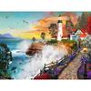 New 5D DIY Diamond Painting Sea View Diamond Embroidery Lighthouse Cross Stitch Full Round Drill Home Decor Manual Gift