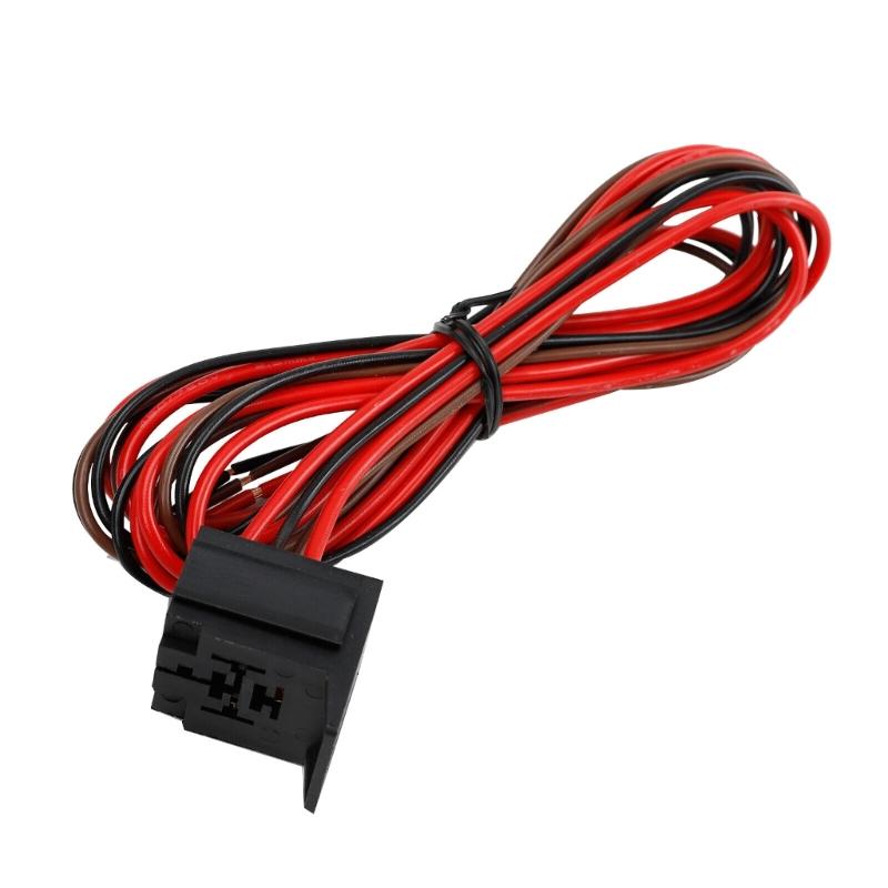 For Auto Car Control Wire Kit Simple Installation Adjusting Radiator Fan Thermostat Set Flexible Metal Plastic 12V