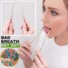 Pack Of 2 Copper Tongue Scraper Cleaner | Dentist Recommended For Dental Health And Fresh Breath
