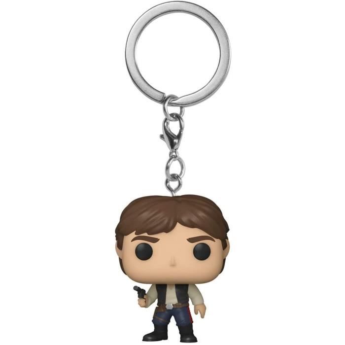 Porte-clés - Funko - Han Solo - Star Wars - 5 cm - Figurine en boîte vitrine