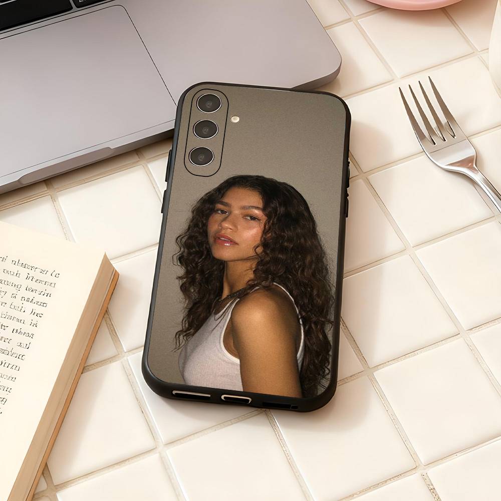 Зендая Коулман Для Samsung Galaxy S23 S24 S25 Ultra S22 Plus S21 Черный Мягкий Чехол Водонепроницаемый Мягкий Чехол