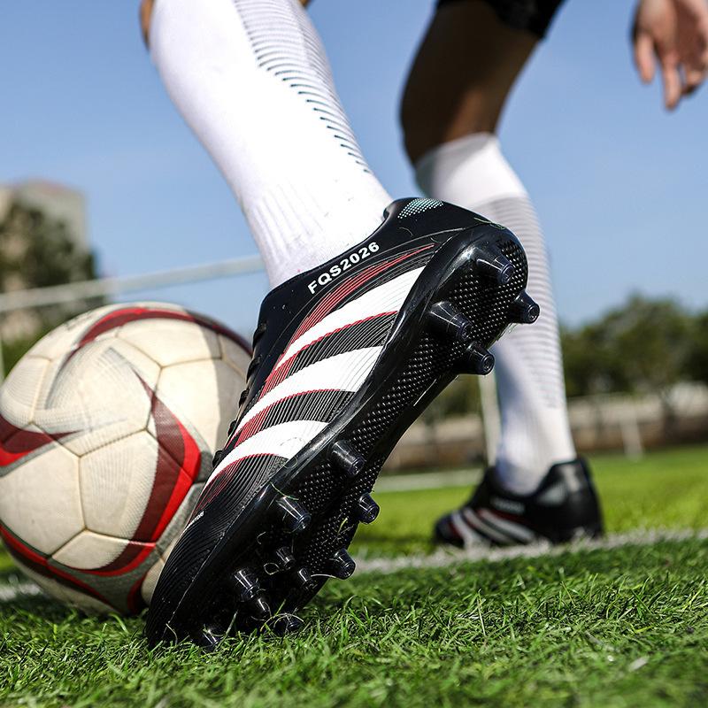 Football Shoes Men'S And Women'S Spike Sneakers Children'S Teenagers' Students' Broken Nails Competition Grass Training Shoes