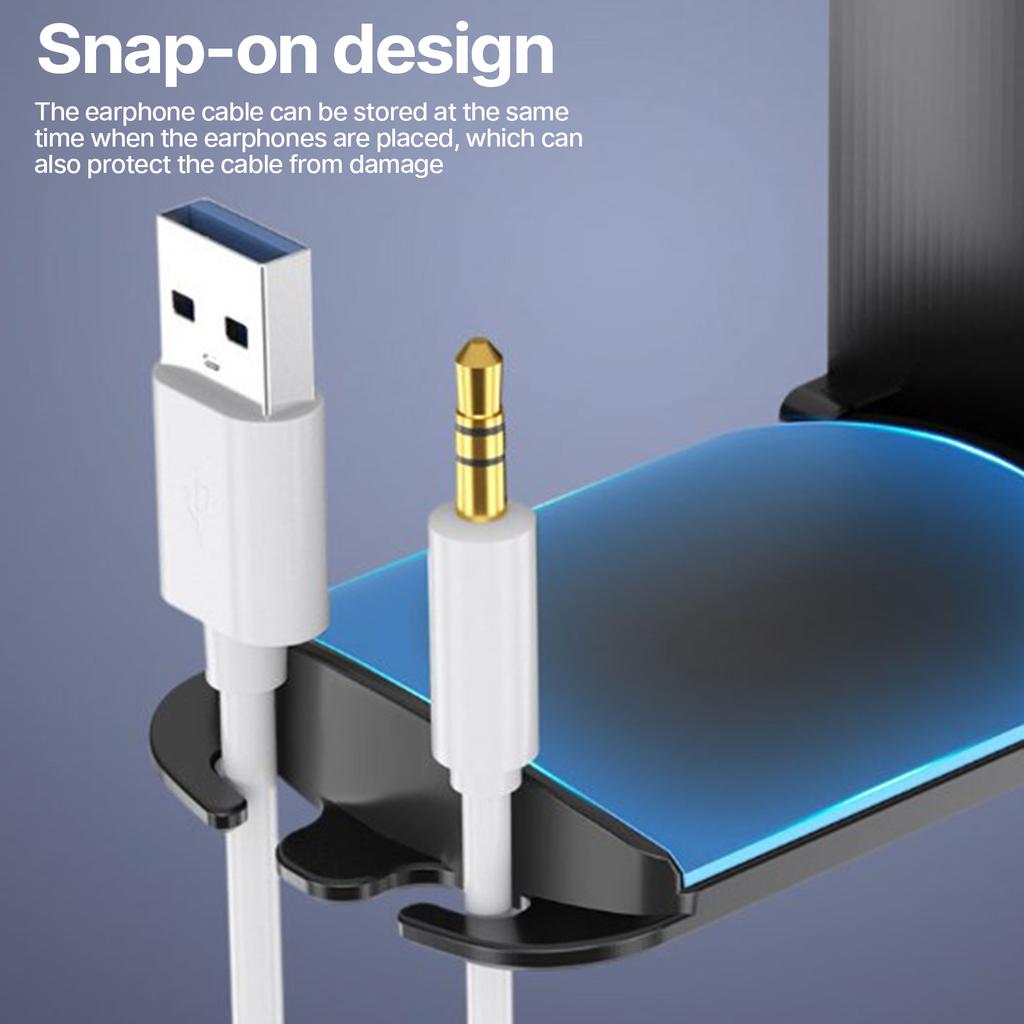 Складной держатель для наушников, настенная вешалка, стойка для демонстрации креативных компьютерных наушников для киберспорта, подставка для гарнитуры