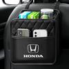 Car Hot 2025 Car Storage Bag Multi-function Seat Back Storage Pocket Suspension for Honda Civic Accord CRV HRV Jazz City Odyssey
