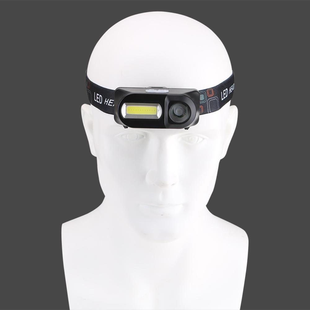 Fishing Rechargeable 18650 Camping Fishing Light COB Headlight Mini LED Headlamp USB Charging