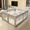 Детское защитное ограждение Игровая манеж Внутренние ворота С шариками для бассейна и ручкой Для ползания и обучения