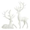 62KD Hand Carve Resin Deer Ornamentation Reindeer Sculpture Designs To Elevates Sophisticated Interior Styles Display